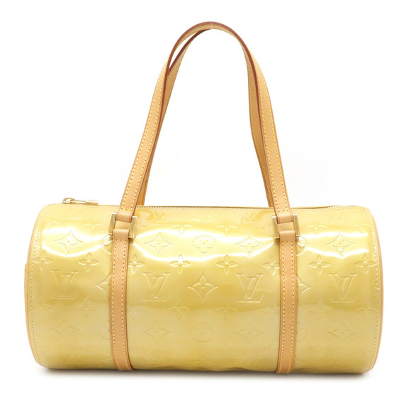Louis Vuitton Handbags - Louis Vuitton Monogram Bedford Handbag Cylindrical Leather Tan Yellow